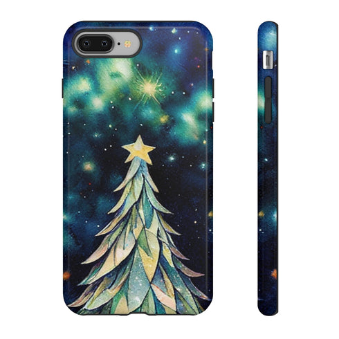 Christmas Tree On a Sky Full of Stars - Impact Resistant Phone Case iPhone 8 Plus Glossy